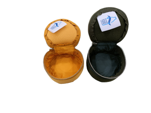 Porte-monnaie de voyage avec logo personnalisé double combo en polyester recyclé fermeture à glissière étanche porte-monnaie brodé à la mode - Product Image 4