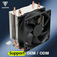 Refroidisseur d'air pour processeur XINMAI 150W TDP, 2 caloducs, ventilateur PWM 92 mm silencieux, dissipateur thermique pour Intel LGA1700 1200 115X OEM ODM