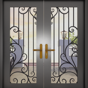 Puertas de hierro forjado con fotos de diseño de puerta principal personalizadas Hecho en Vietnam 100 por ciento de ingredientes Proveedor de Vietnam Puertas de hierro - Product Image 3