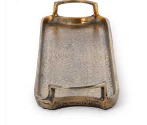 Laiton Antique fabriqué à la main en aluminium nouvelle vanité de service minimale assiettes décoratives fruits Design moderne ustensiles de cuisine plateau en métal - Product Image 4