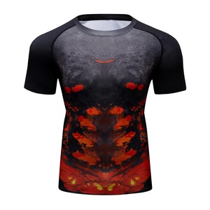 Mens T <b>Shirt</b> Compression <b>Shirt</b> Short Sleeve <b>Novelty</b> Print Boxing Running Daily Training Sportswear Unisex Fitness T-<b>shirts</b> Tops - Product Image 6