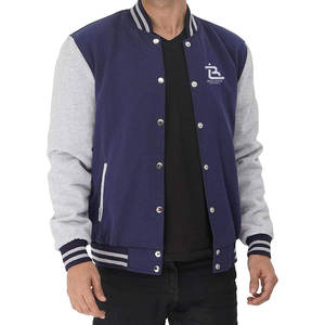 Chaqueta Universitaria de Invierno para Hombre con Mangas Clásicas en Contraste y Aislamiento Térmico - Product Image 3