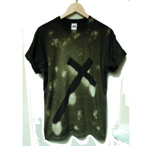 เสื้อยืดผ้าฝ้าย100% สำหรับผู้ชายโอเวอร์ไซซ์ผ้าฝ้ายสำหรับสตรีทแวร์ผ้าทอแบบสั่งทำ - Product Image 2