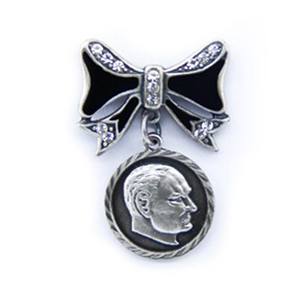 High Quality Nickel-Free Die Cast Zinc Alloy Custom Rhinestone Lapel Badges <b>Butterfly</b> Clutch Magnet Badge <b>Brooch</b> Plating Badges - Product Image 4