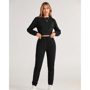 Chándal High Street ajustado de talla grande para mujer, chándal de moda transpirable de secado rápido hecho en fábrica - Product Image 3