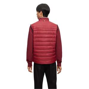 Veste sans manches matelassée zippée pour homme avec logo sur le devant, style streetwear tendance pour l'hiver, vente chaude - Product Image 3