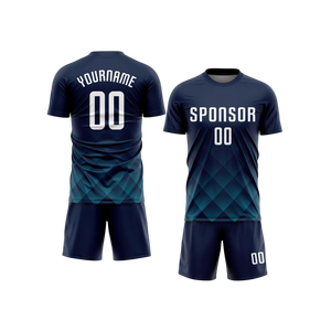 Custom Soccer Uniform Set Men and Women Football Jersey and <b>Shorts</b> Quick Dry Breathable <b>Polyester</b> Fabric OEM Team Sportswear - Product Image 6