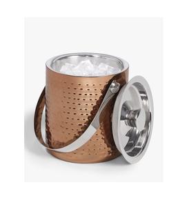 Tina de cerveza de metal con diseño martillado personalizado con tapa de cubierta, vajilla decorativa de acero inoxidable para botellas de cerveza - Product Image 1