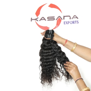 100% faisceau vietnamien tissage naturel couleur de cheveux bruts femmes noires pas cher en gros machine double trame extensions de cheveux humains - Product Image 6