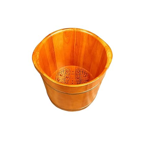 Cubeta de Madera Personalizada al por Mayor para Remojar los Pies, Cubeta de Madera para Masaje de Pies, Ecológica - Product Image 1