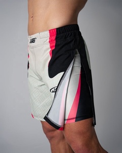 Premium mma fight shorts lightweight breathable quick dry training <b>grappling</b> workout athletic gym wear for men active use - Product Image 5