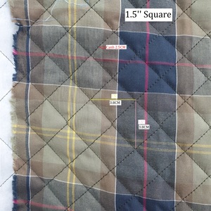 Patrón bordado de acolchado cuadrado de 6 ''de poliéster 100% de alta calidad respetuoso con el medio ambiente para 2-5 capas para hoteles - Product Image 2