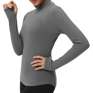 Camiseta Interior de Manga Larga para Mujer, Precio Económico, Fabricantes de Ropa, Alta Calidad, Estilo Urbano, para Montar a Caballo - Product Image 4