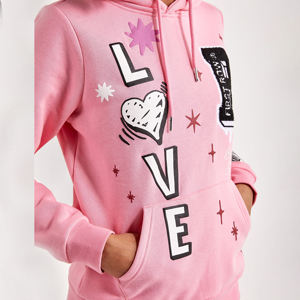 Sudadera con Capucha Básica de Algodón 100% Personalizada para Mujer, Ropa Casual de Invierno con Logotipo Impreso en la Parte Delantera, Secado Rápido y Transpirable OEM - Product Image 3