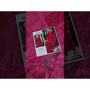 Vestido Salwar Kameez de Algodón Pakistaní de Lujo, Diseño '24, 9-Scenic Scarlet TC-685 por Maria B., Edición Eid, Vestidos Indios - Product Image 2