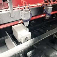 Machine de gravure CNC à 6 têtes et 6 axes rotatifs pour la sculpture 3D de colonnes et piliers en marbre et granit
