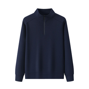 14 Zip Pullover Golf Mujeres y hombres Poliéster Fleece Sweater Windbreaker Hoodies Poliéster Sublimación con bolsillos - Product Image 3