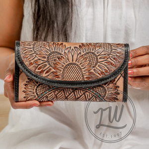 LW Women's Fashion Genuine Leather Long <b>Wallet</b> Hot Custom Color Multi-Card <b>Holder</b> Wholesale Trending Style - Product Image 6