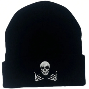 Bonnet unisexe uni, polyvalent, pour l'extérieur, automne et hiver, décontracté, chaud, adapté à l'hiver, Noël, peau - Product Image 3