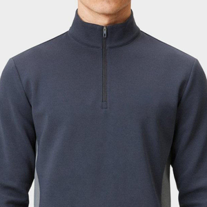 เสื้อมีฮู้ดสำหรับผู้ชายเสื้อกอล์ฟคอตั้งแบบรูดซิปผ่าครึ่งมีซิปปิด1/4สี่ส่วน - Product Image 4