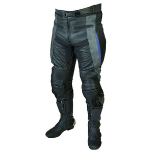 กางเกงป้องกันสำหรับขี่มอเตอร์ไซค์กางเกงหนังวัวแท้สำหรับผู้ชายกางเกงขี่มอเตอร์ไซด์แฟชั่นฤดูใบไม้ร่วง - Product Image 3