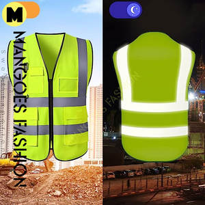 Gilet de sécurité avec logo Gilet réfléchissant personnalisé Vente directe Gilet de sécurité réfléchissant Vêtements de travail réfléchissants haute visibilité - Product Image 4