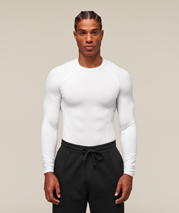 Camisetas Deportivas de Manga Larga de Secado Rápido para Hombre, con Logotipo Personalizado, Precio Competitivo, Ropa Deportiva para Adultos, OEM ODM - Product Image 4