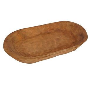 Tazón de Madera para Hacer Pan de Estilo Medieval de Aspecto Vintage, Color Blanco, Ecológico y Personalizable - Diseño Multifuncional - Product Image 1