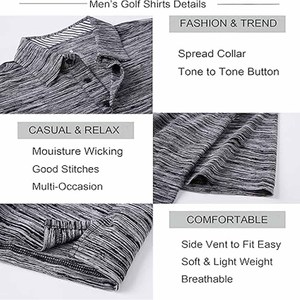 Polos personnalisés pour hommes, design personnalisé, polos pour hommes, téléchargés par Dress Sports - Product Image 5