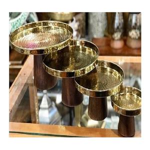 Présentoir à dattes en métal et verre à 2 niveaux Présentoir exclusif de qualité pour gâteaux au chocolat pour les meilleures ventes - Product Image 4