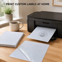 Papier autocollant vinyle imperméable A4 pour imprimante jet d'encre, papier autocollant pour étiquettes et autocollants pour la création d'étiquettes et les autocollants DIY