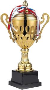 Elegant <b>Metal</b> Cricket Trophy Cup Championship Award Showpiece Display - Product Image 6