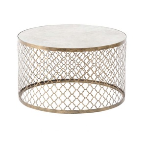 2025 Farmhouse Decorative Round <b>Marble</b> Coffee <b>Table</b> Metal Base for Living Room Dining Home Use-Highest Selling Center Furniture - Product Image 6