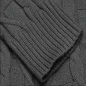 Haute qualité à manches longues hommes pull décontracté col rond sweats automne et hiver chaud hommes tricots haut - Product Image 5