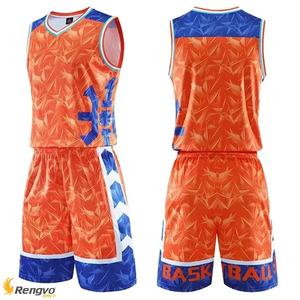 Sublimación personalizada Baloncesto Jersey Set Quick Dry Plus Size Team Uniforme para niños y adultos Ropa de baloncesto-Bajo MOQ - Product Image 6