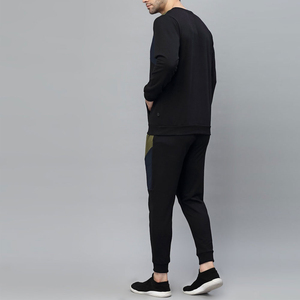 Sweat-shirt à col ras du cou surdimensionné pour hommes, survêtement à col rond, survêtement 2 pièces décontracté, jogging, vêtements de sport 2025 - Product Image 4
