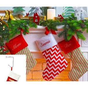 Top Sale Table Hook Silver Mantle <b>Christmas</b> Decoration Latest Design Stocking Holders in Wholesale Price - Product Image 2
