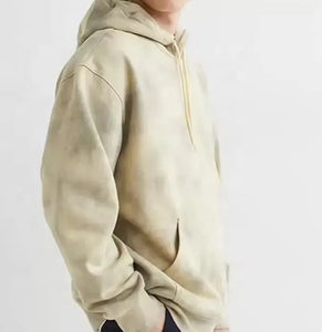Venta al por mayor personalizado de gran tamaño transpirable hombres sudaderas ácido lavado invierno hombres sudadera pulóver sudaderas con capucha tamaño cómodo - Product Image 3