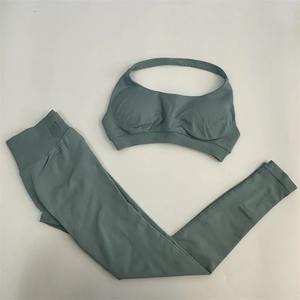 Traje de Yoga, conjunto deportivo de 2/3 Uds., conjunto de gimnasio, chándal para mujer, ropa de entrenamiento para correr, Sujetador deportivo de manga larga, ropa atlética, ropa de Yoga - Product Image 5