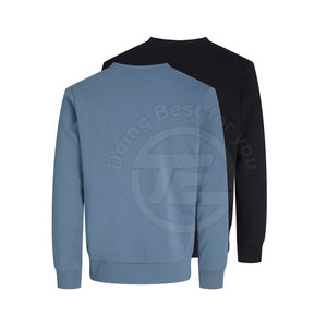Haute qualité hommes à manches longues col rond sweat séchage rapide hiver mode décontracté solide impression bouffée techniques sweats à capuche - Product Image 2