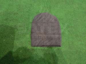 High Quality Digital Printing Knitted Plain <b>Winter</b> Cuff Beanie <b>Hat</b> Cap with Rubber Patch Custom Logo 100% Acrylic - Product Image 4