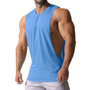 Ropa de gimnasio de verano para hombre, nuevas camisetas sin mangas sólidas, camisetas de entrenamiento informales holgadas, camisetas deportivas transpirables para culturismo, chaleco muscular para hombre - Product Image 6
