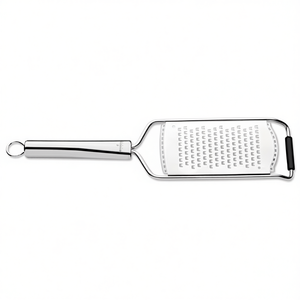 Rallador de Acero Inoxidable Super Sharp Smart Polished Chrome 2462 Ghidini Cipriano, Herramienta Especializada con Cuchilla de Hoja Mediana (31x7.8cm) - Product Image 2