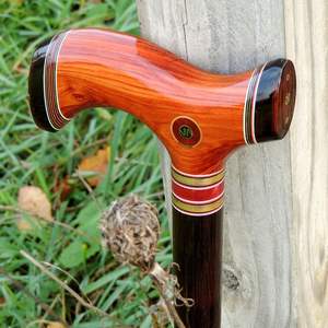 PRACTICAL Price Adjustable Wooden Cane with Multiple Knots Strong Wooden <b>Walking</b> <b>Stick</b> for Elders by Standard International - Product Image 1