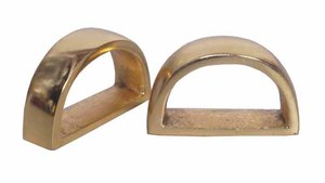 SEMICIRCLE METAL NAPKIN <b>RINGS</b> DINING TABLE DECORATIVE NAPKIN TISSUE <b>RING</b> - Product Image 2