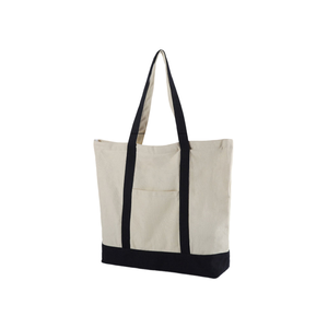 Sac à provisions en toile de tissu fin de taille personnalisée pour les femmes avec de nombreuses poches à fermeture éclair cadeau promotionnel prix bon marché du Vietnam - Product Image 2