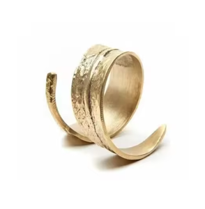 Anillos de soporte de tejido de aluminio fundido sólido Forma redonda Servilleteros increíbles chapados en la mejor calidad Servilleteros y servilleteros - Product Image 2