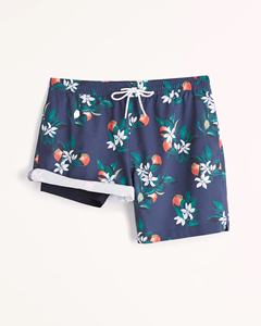 Maillot de bain homme personnalisé de haute qualité écologique High Street Poches zippées solides Sublimation imprimé Anti-rides plage - Product Image 5