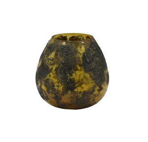 Nouveau support votif en verre décoratif nouveau Design Antique pot de bougie en marbre brun pour décor de salon fait à la main - Product Image 4