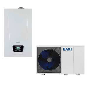 Baxi Auriga 8 kW Monobloque Inverter Monofásico R32 Bomba de Calor Integrada con Caldera de 33 kW Sistema Híbrido de Climatización para el Hogar - Product Image 1